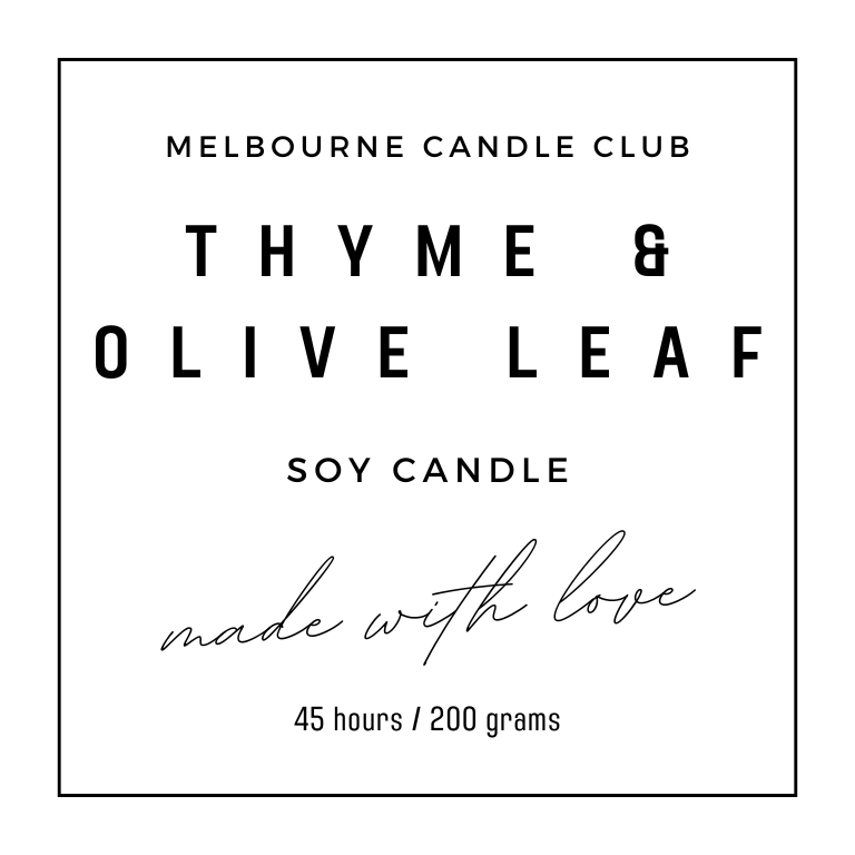 Thyme and Olive Leaf