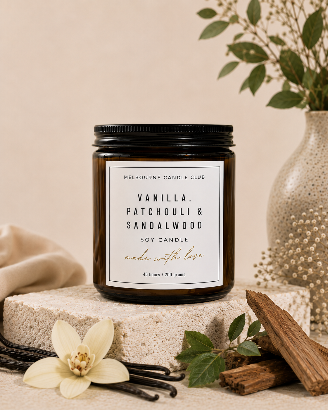 Vanilla, Patchouli & Sandalwood