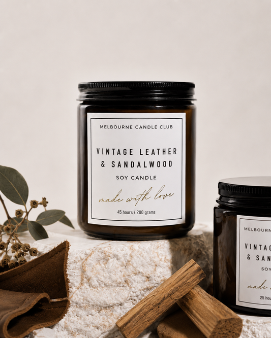 Vintage Leather and Sandalwood